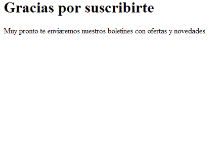 URL confirmación alta
