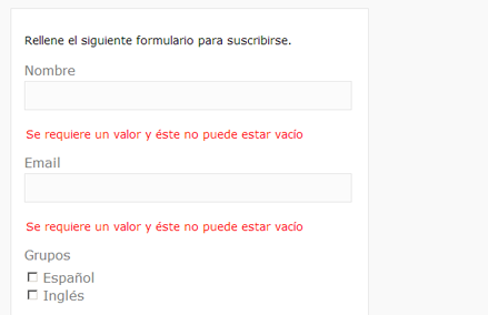 URL confirmación alta