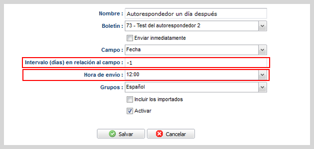Autorespondedor Mailrelay