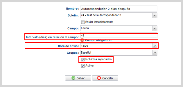 Autorespondedor Mailrelay