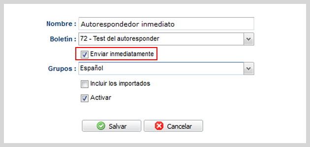 Autorespondedor Mailrelay