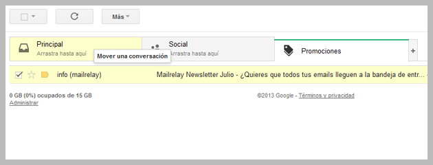 sobrevivir a la nueva bandeja de gmail