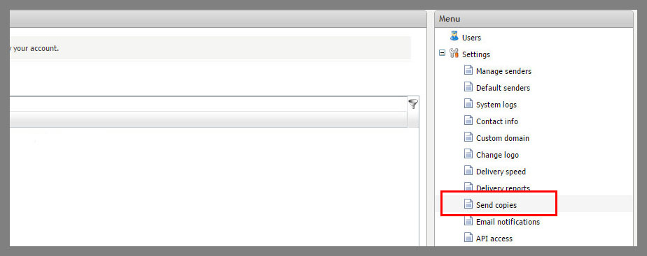 How to receive a copy of all sent newsletters 1