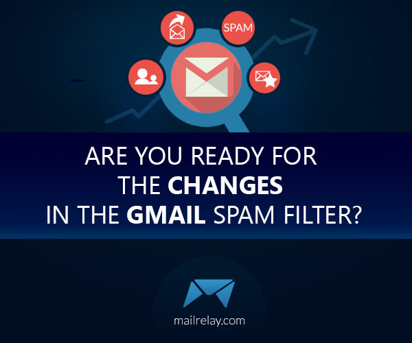 changes in the Gmail spam filter