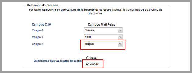 Enlaza los datos