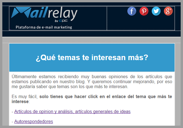 campaña de email marketing