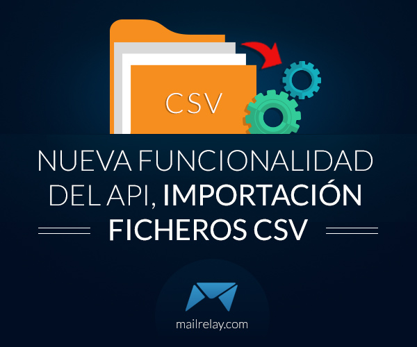 New API function for your email marketing, importing CSV