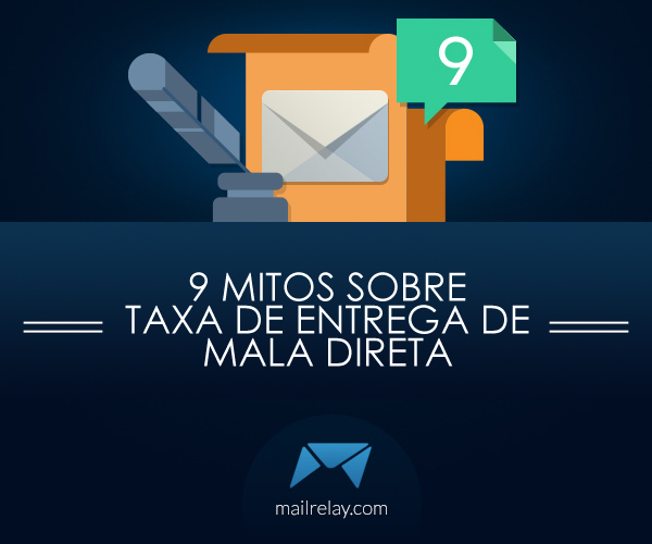 9 mitos sobre taxa de entrega de mala direta