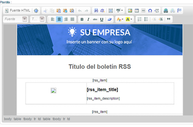 New RSS newsletter templates