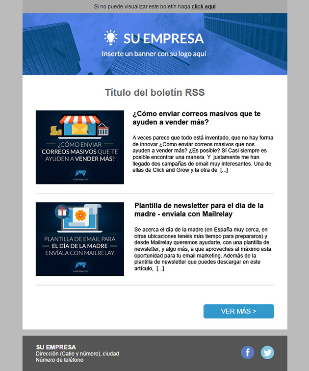 plantillas para email