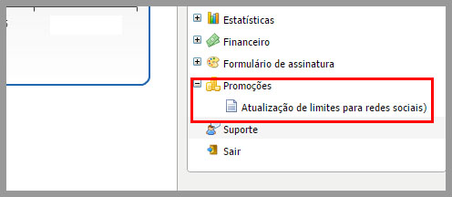 Como solicitar a promoção para aumentar o limite