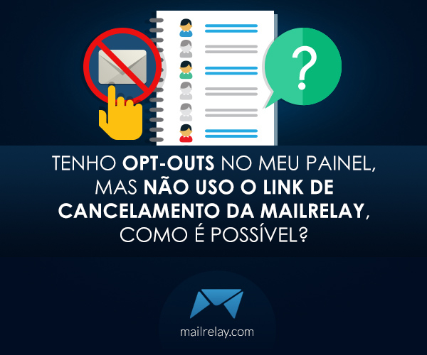 Tenho opt-outs no meu painel