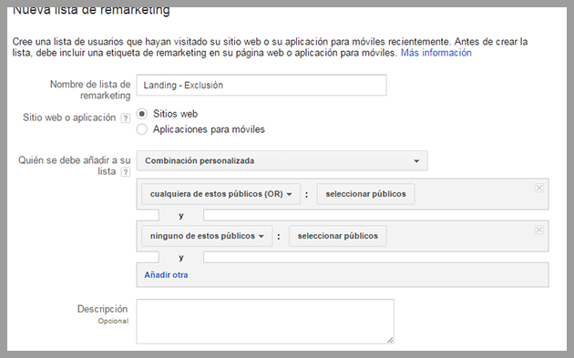 Creando un nuevo público Creando un nuevo público
