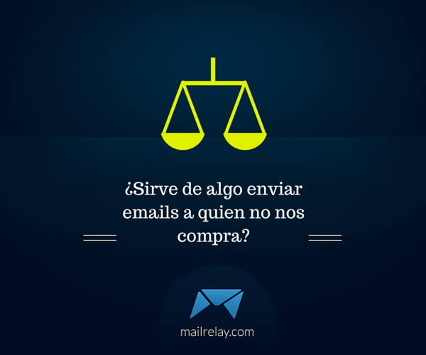 Sirve de algo enviar emails a quien no nos compra