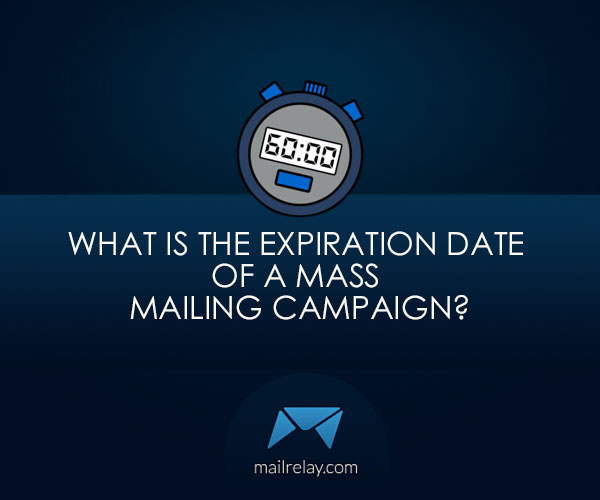 What is the expiration date of a mass mailing campaign