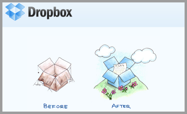 Email divertido de dropbox