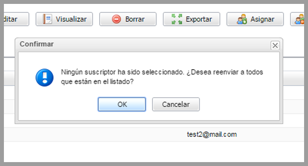 mailing a inactivos