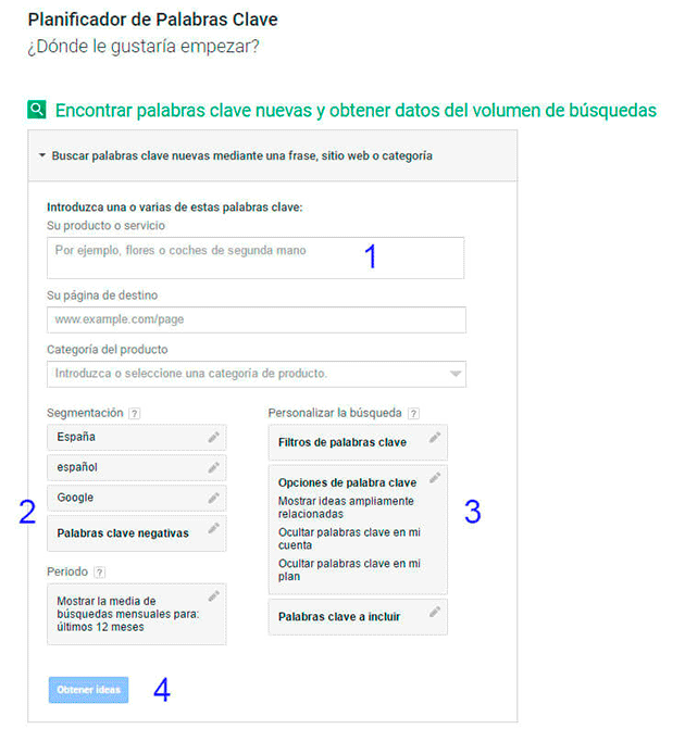 Segmentacion planificador Segmentacion planificador