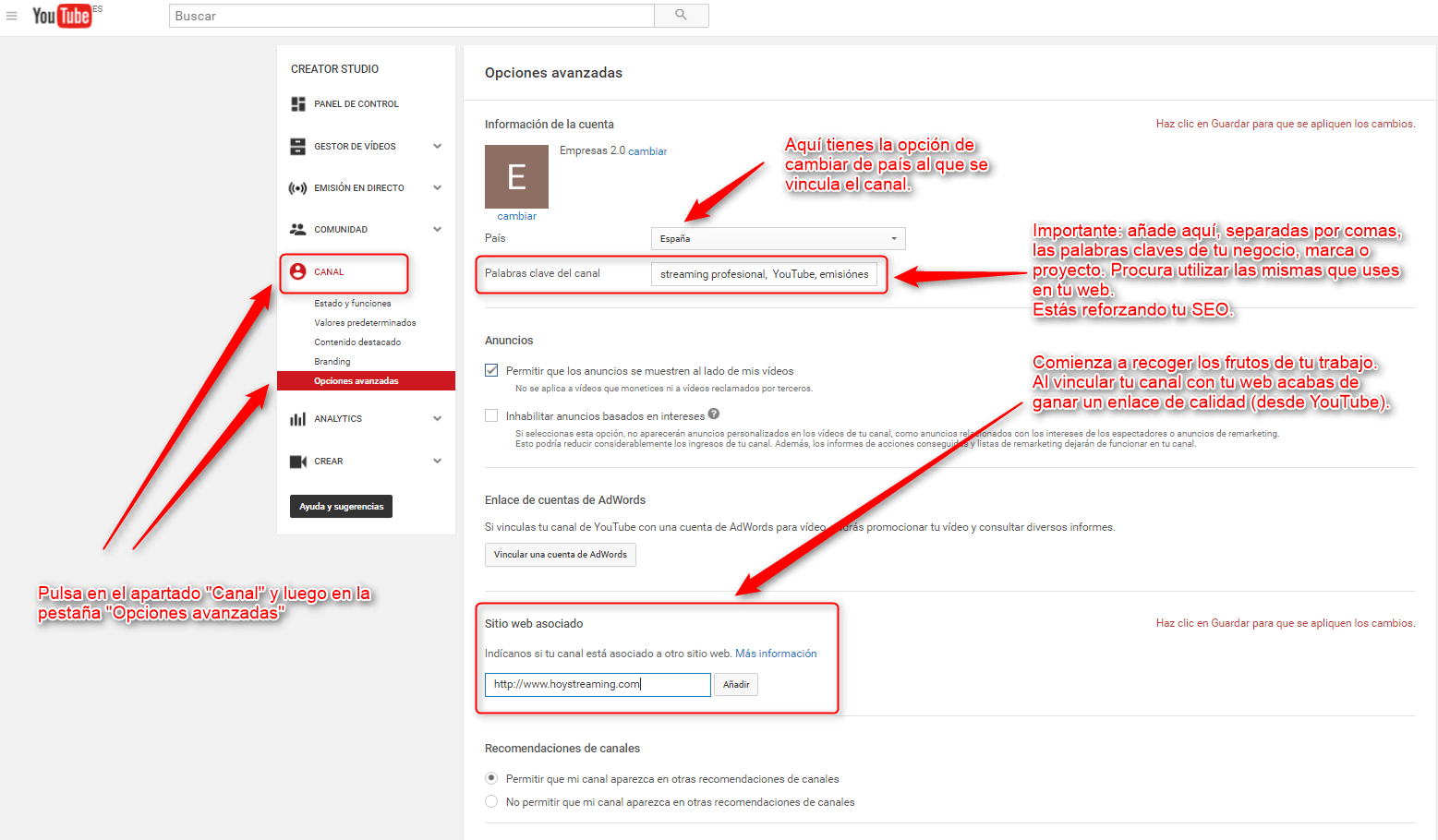 Gana un enlace 
