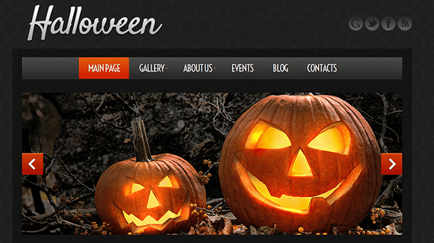 Tema Hallowen para tu web Tema Hallowen para tu web