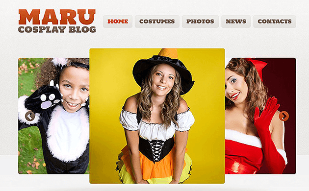 Tema Maru Cosplay para personalizar tu web Tema Maru Cosplay para personalizar tu web