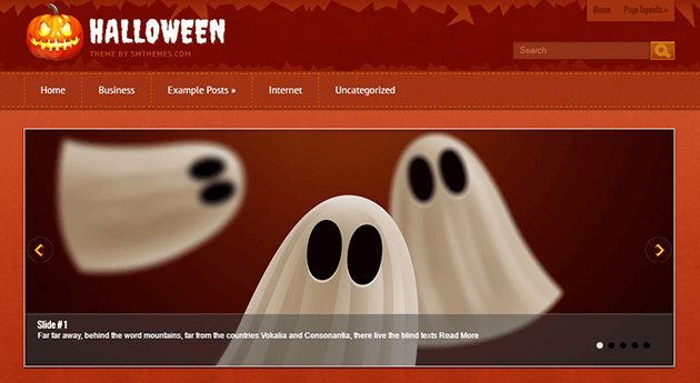 SM Themes Halloween es una plantilla gratuita SM Themes Halloween es una plantilla gratuita