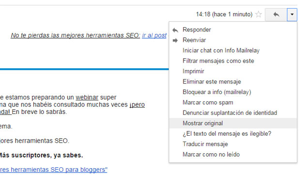 Comprueba en gmail tu registro SPF Comprueba en gmail tu registro SPF
