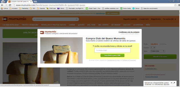 Segmenta suscriptores con un popup Segmenta suscriptores con un popup