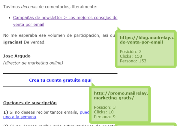 enlaces emailing enlaces emailing
