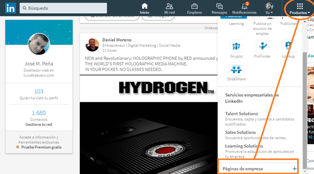 cómo crear una página de empresa en linkedin cómo crear una página de empresa en linkedin