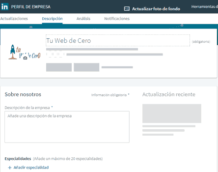 cómo crear una página de empresa en linkedin cómo crear una página de empresa en linkedin