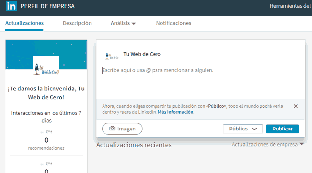 cómo crear una página de empresa en linkedin cómo crear una página de empresa en linkedin