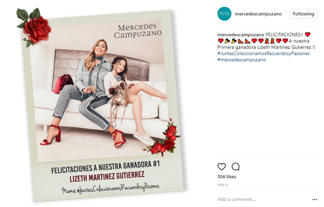 concurso instagram mercedes campuzano