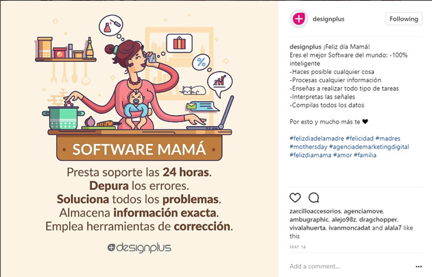 instagram día mama