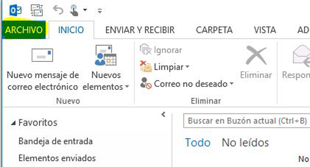 exportar contactos outlook
