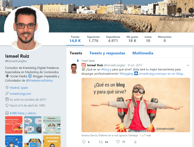que es un blog ismael ruiz