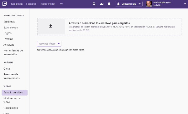 Arrastra o selecciona los archivos para cargarlos