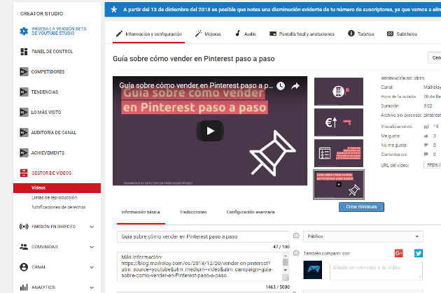 YouTube Editor YouTube Editor
