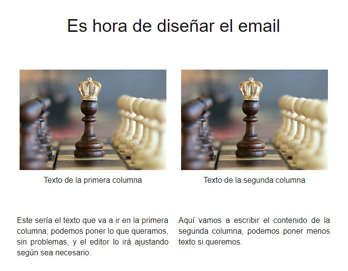 diseño de newsletter