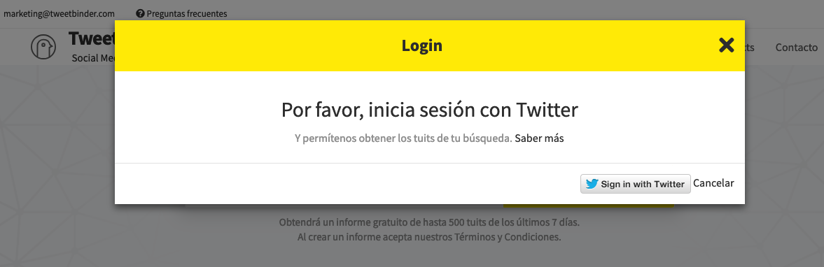 login tweet binder login tweet binder