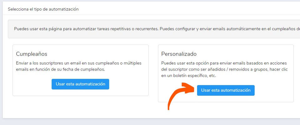 automatismos y autorespondedores email marketing
