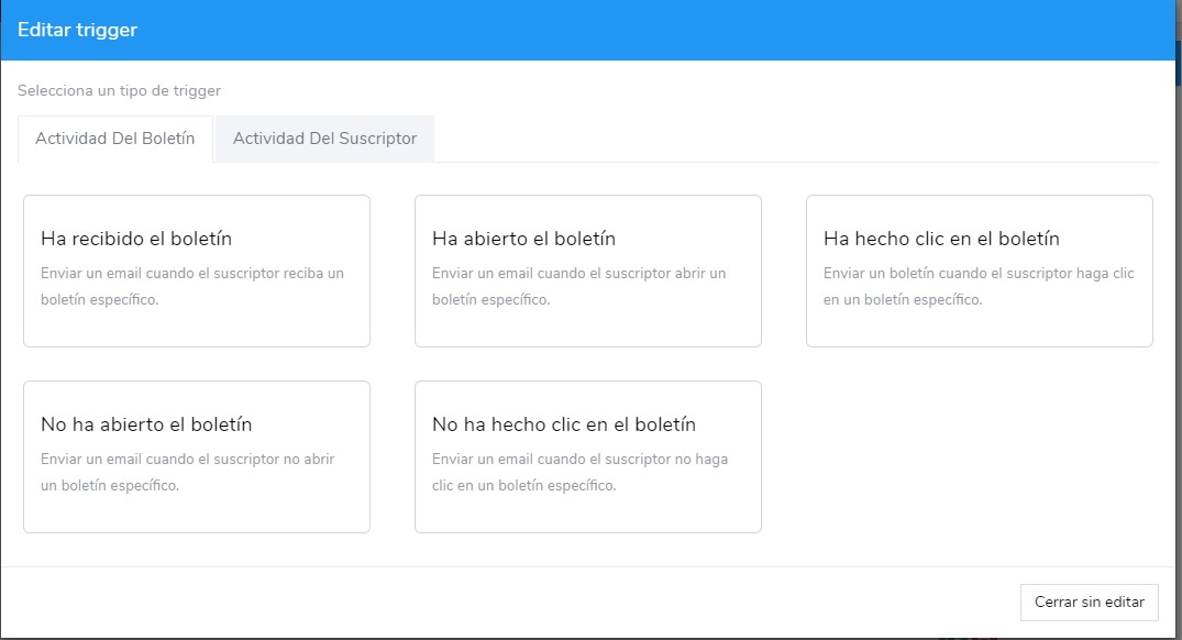 automatismos y autorespondedores Mailrelay