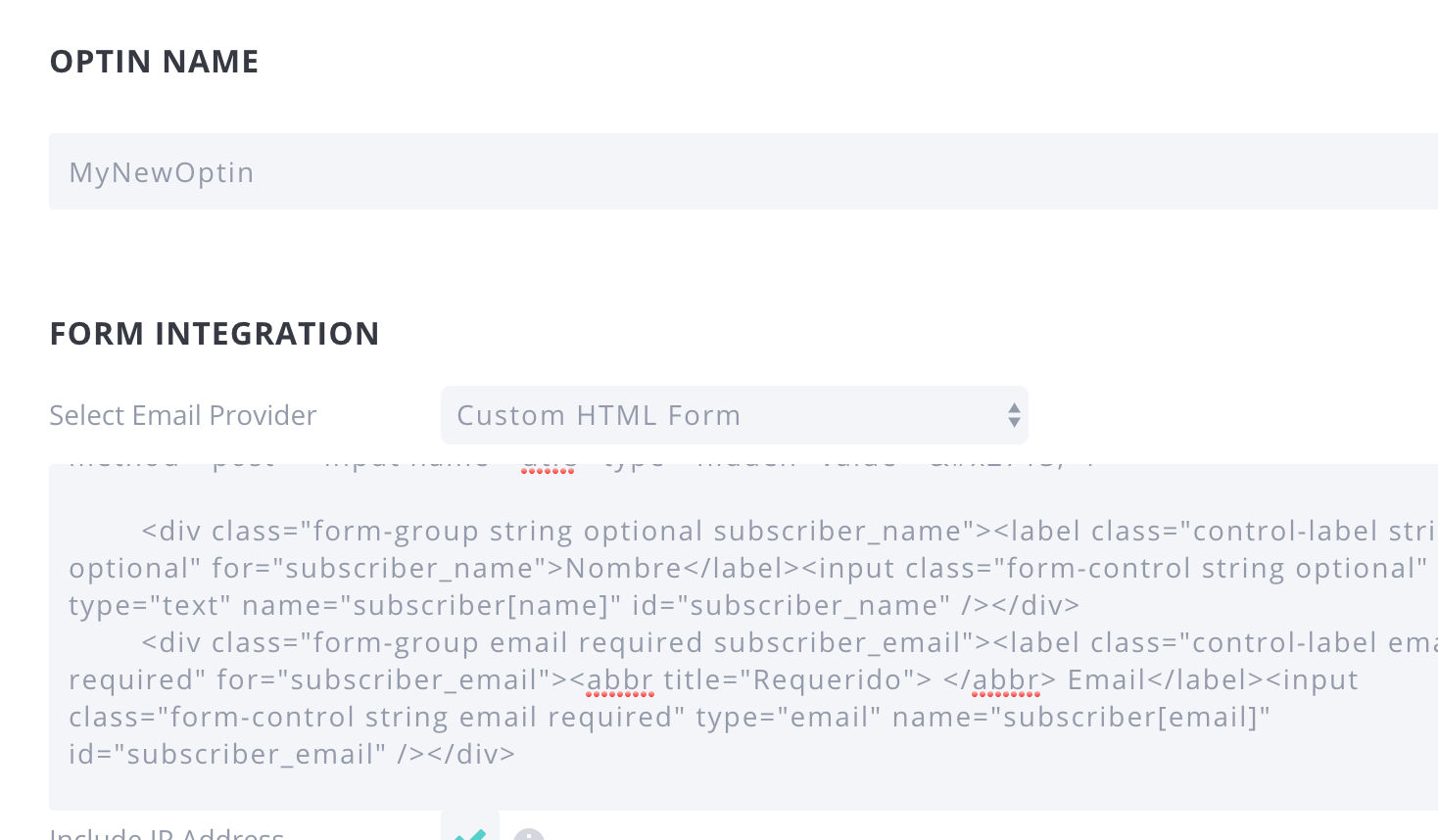 Integrar el formulario de Mailrelay en Bloom