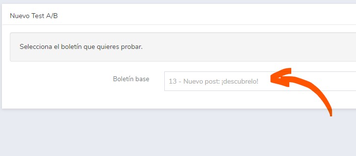 Preparando el test A/B de nuestra newsletter