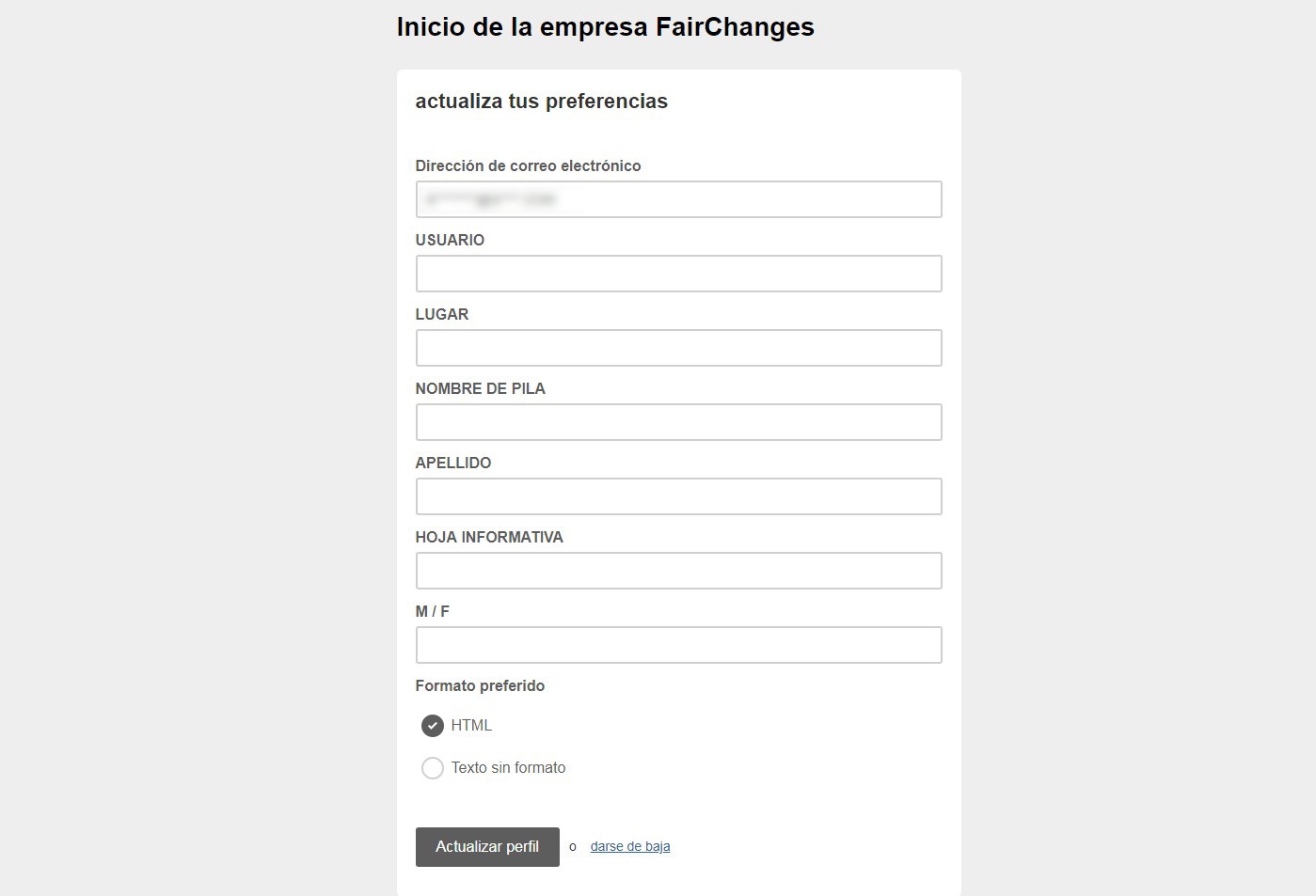 Fairchanges