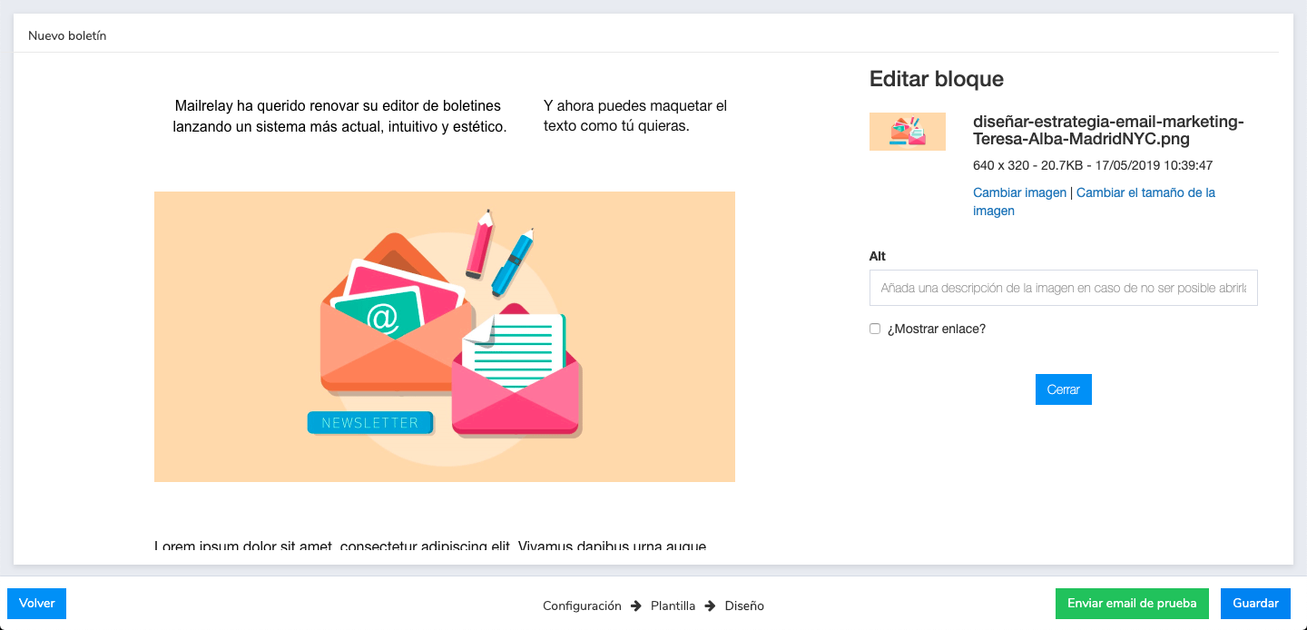 poner imágenes en un email