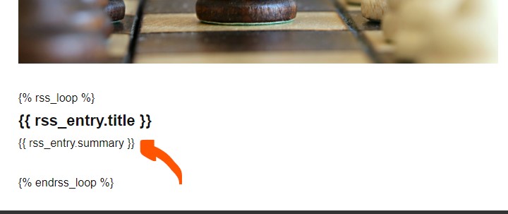 Newsletter RSS, añadiendo el resumen de la entrada