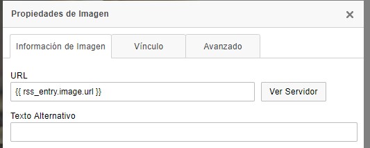 newsletter RSS, insertando una imagen