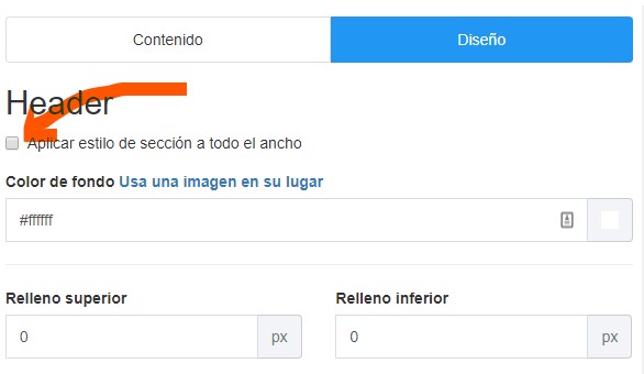 no usar el ancho completo no usar el ancho completo