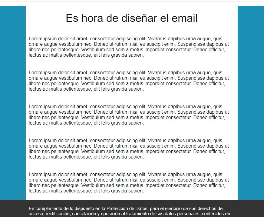 newsletter color de fondo y centro blanco newsletter color de fondo y centro blanco